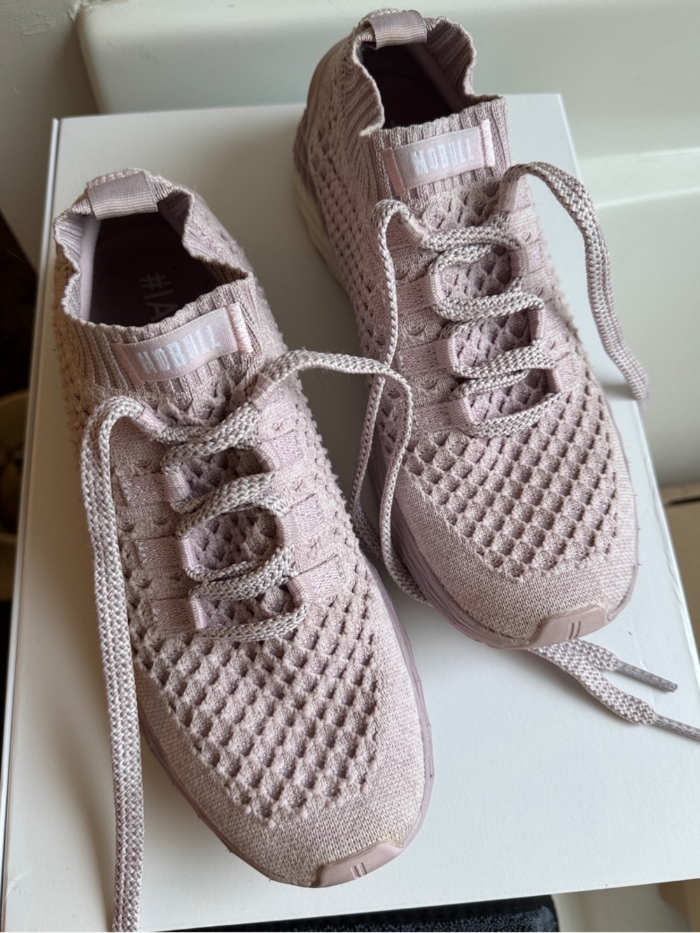 NOBULL All Day Knit Runners Sneakers in Dusty Lavender